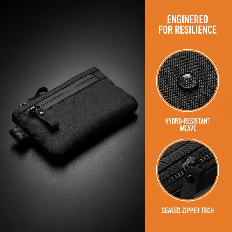 Edc Carry Case - Tactical Waterproof Small Coin Purse RFID