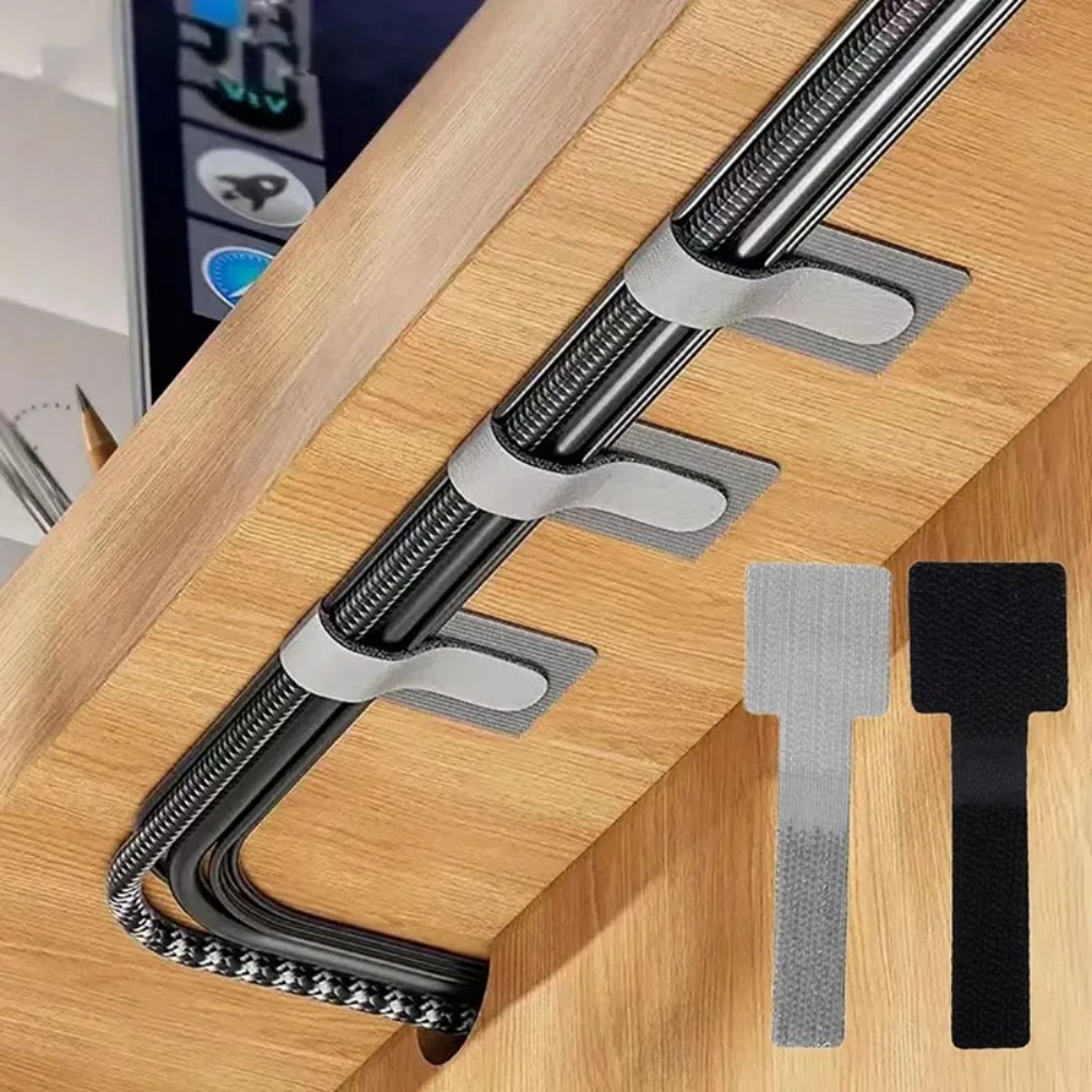 Gear Tie Reusable - Self Adhesive Reusable Cable Ties Velcro