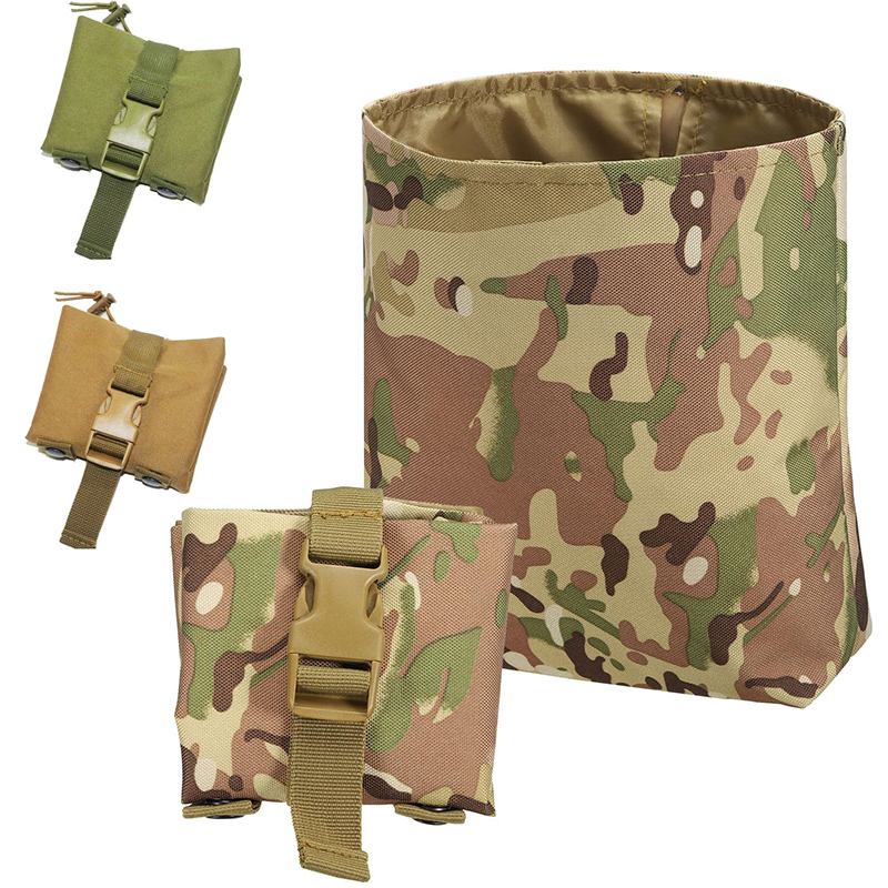 Edc Carry Case - New Molle Folding Dump Drop Magazine