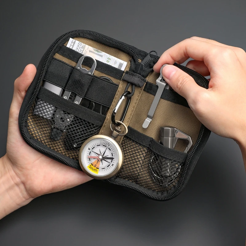 Edc Carry Card - Outdoor Kit Carry-on Card Bag Wallet