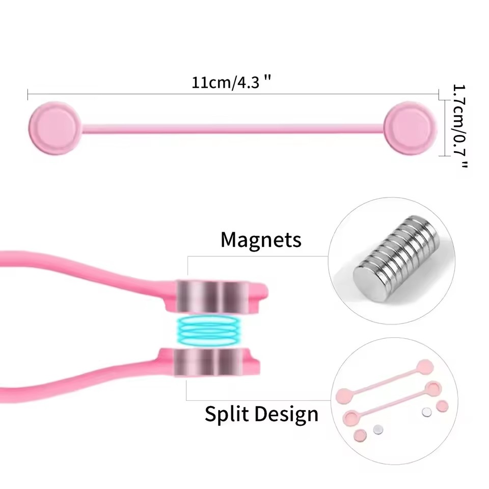 Silicone Magnetic Cable Ties S - Gear Tie Reusable 评论和价格