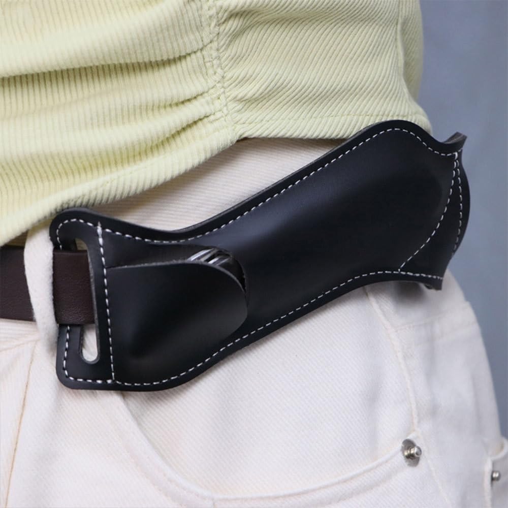 Waist Hanging EDC Knife Sheath - Leather Edc. Carry Pouch 评论和价格