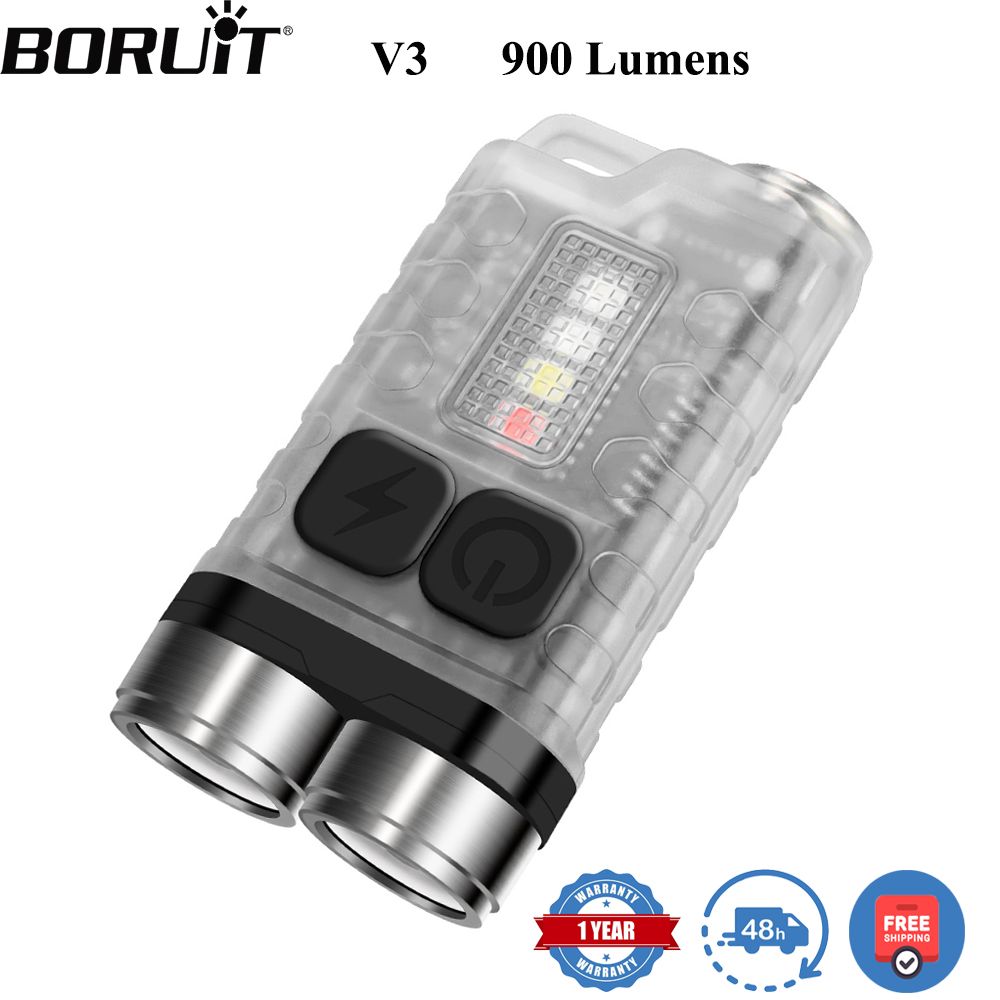BORUiT V3 LED Keychain Portabl - Keychain Flashlight 评论和价格
