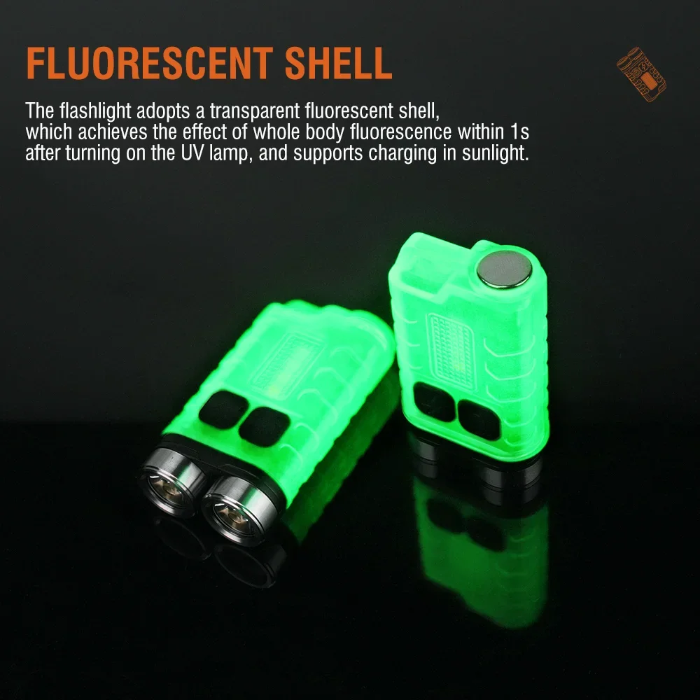 BORUiT V3 LED Keychain Portabl - Keychain Flashlight 评论和价格