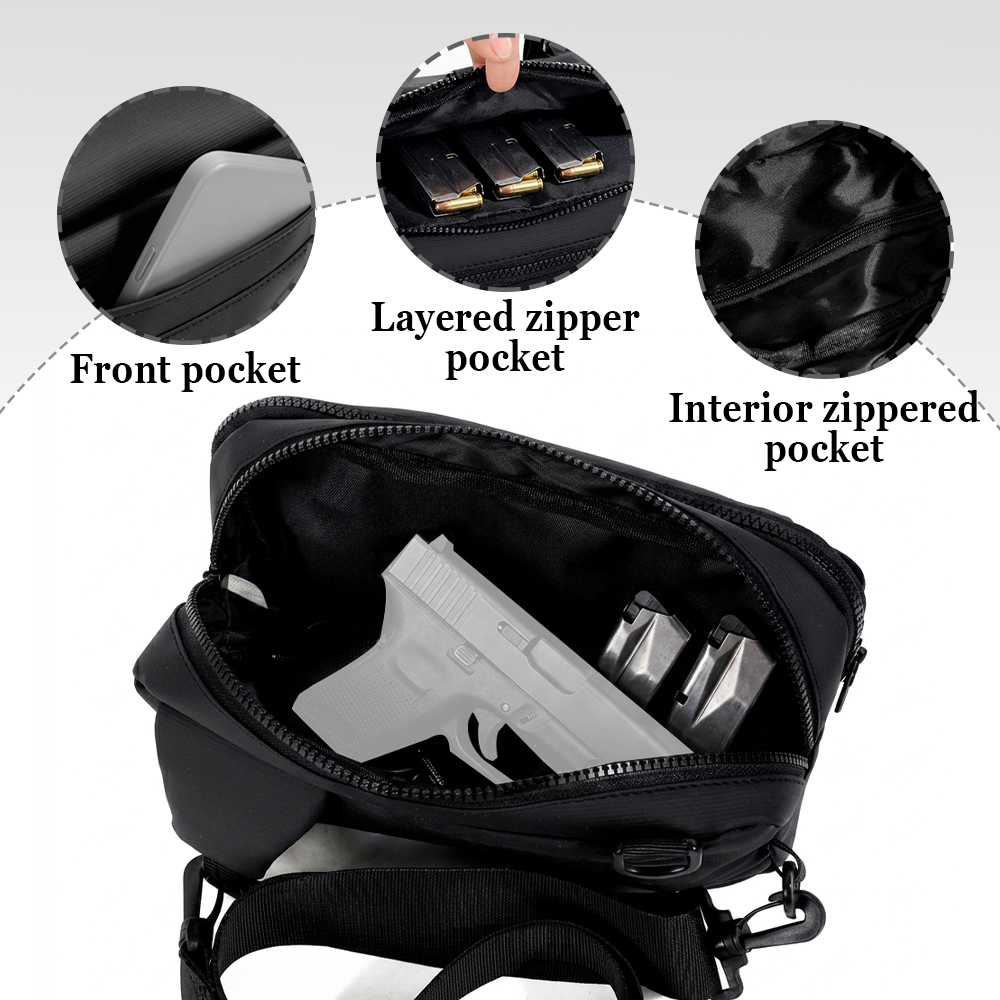 Tactical Pistol Gun Bag Concea - Edc Carry Backpack 评论和价格