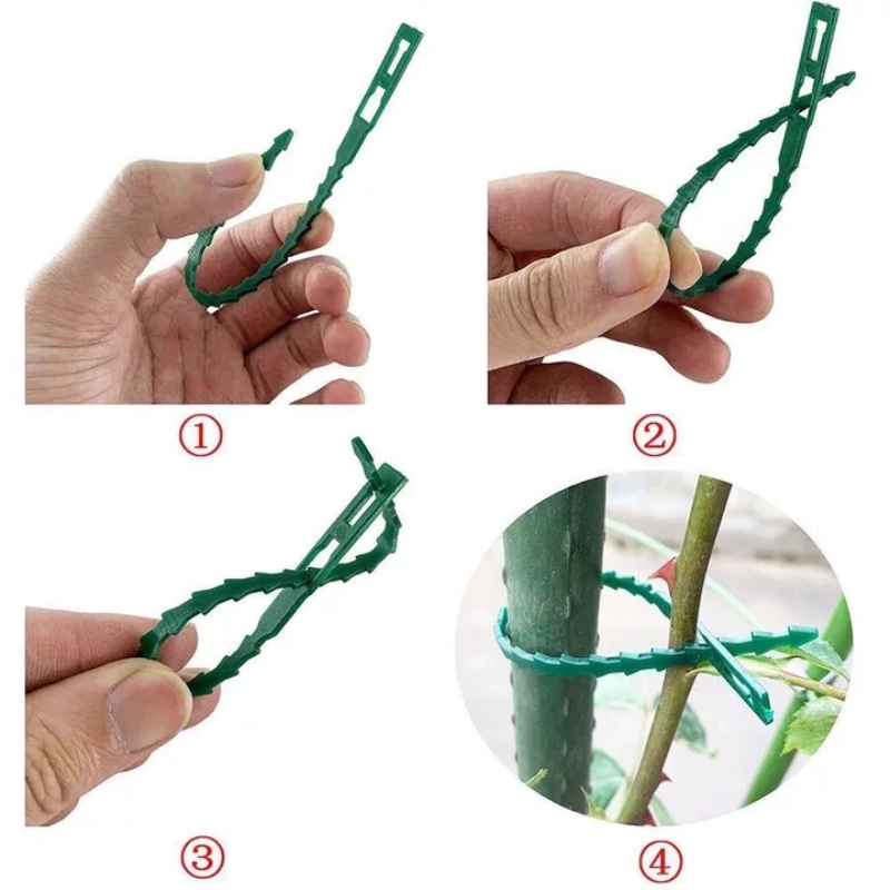 Reusable Garden Cable Ties Pla - Gear Tie Reusable 评论和价格