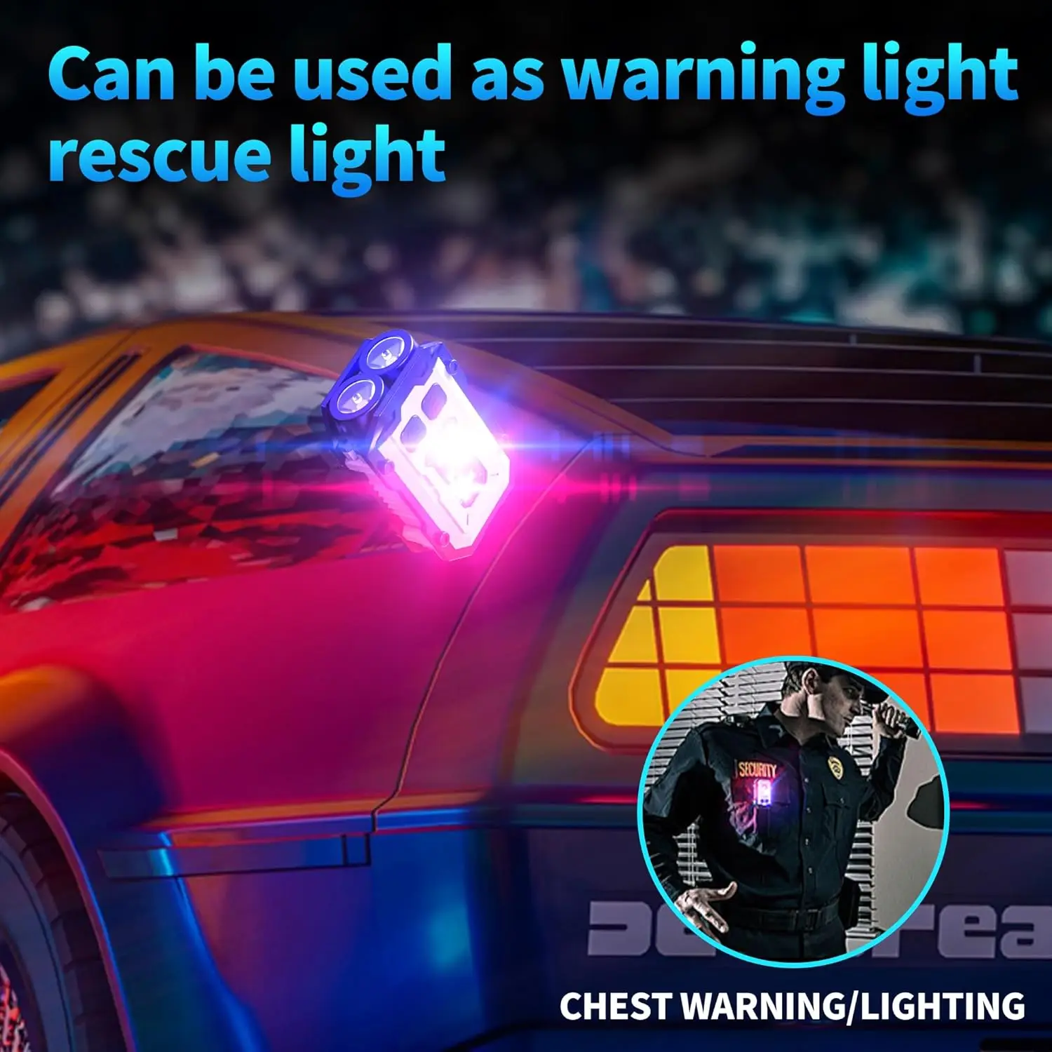 Clip-On Flashlight Rechargeabl - Keychain Flashlight 评论和价格