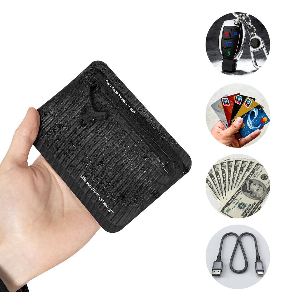 Waterproof Zipper Coin Purse O - Edc Carry Card 评论和价格