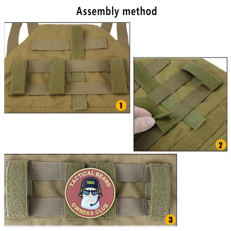 4PCS Molle Strip Adapter Vest  - Edc Carry Card 评论和价格