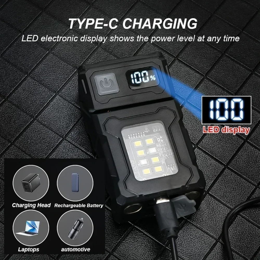 180° Rotatable LED Flashlight  - Keychain Flashlight 评论和价格