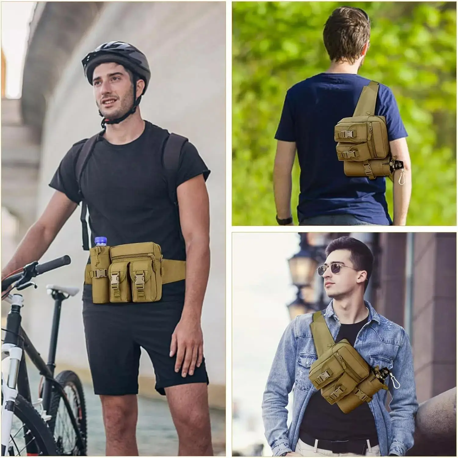 Tactical Fanny Pack for Men Co - Edc Carry Fanny Pack 评论和价格