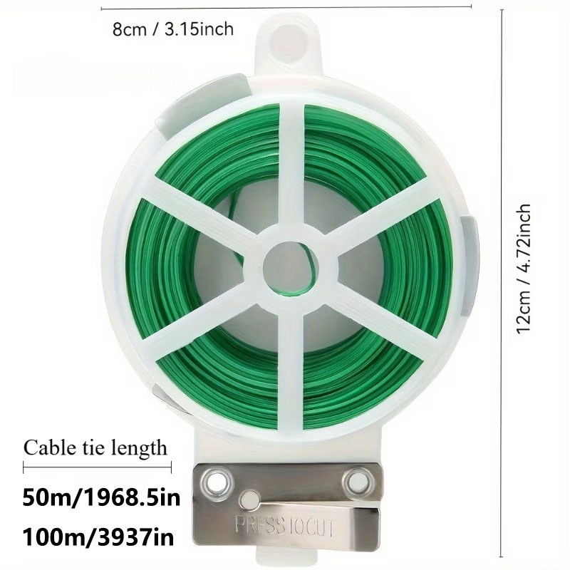 1 Roll Multifunctional Plastic - Gear Tie Reusable 评论和价格