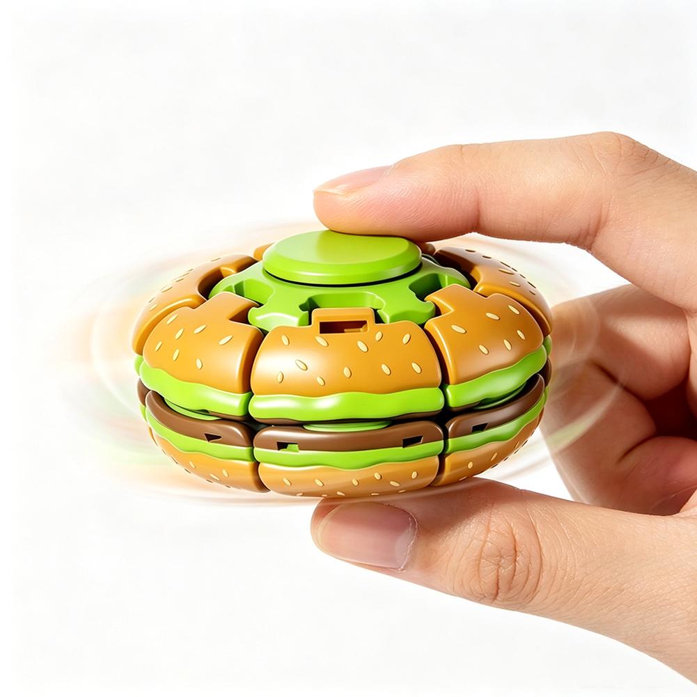 Burger Gyroscope Fidget Toy Fi - Fidget Spinner Bearing 评论和价格