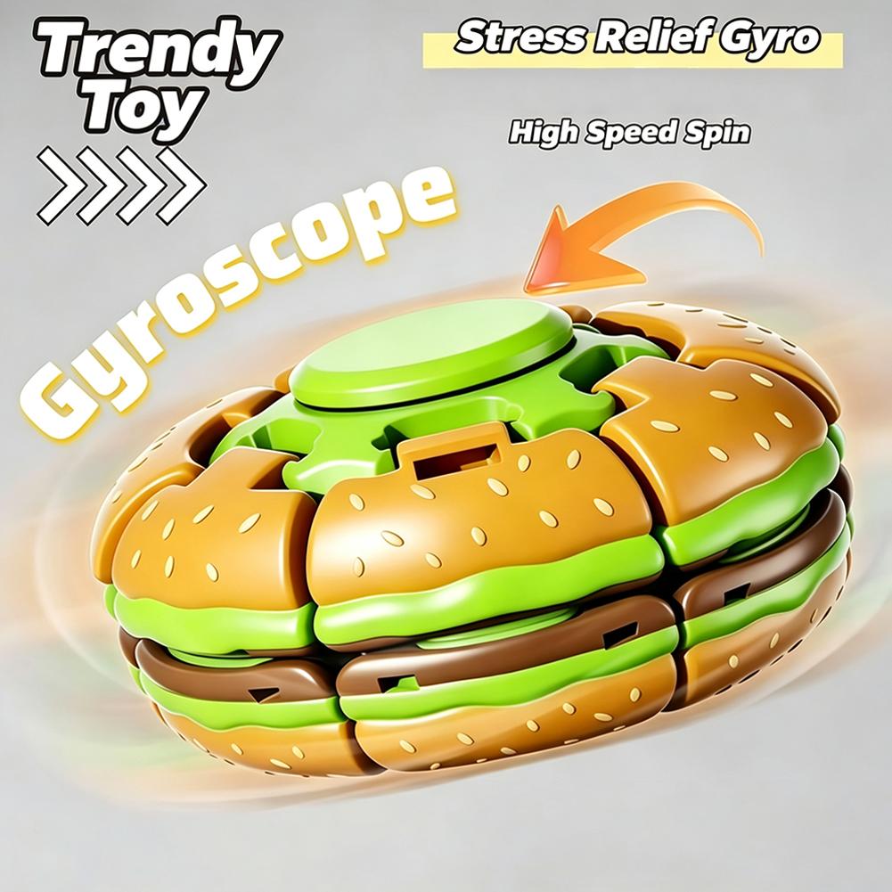 Burger Gyroscope Fidget Toy Fi - Fidget Spinner Bearing 评论和价格