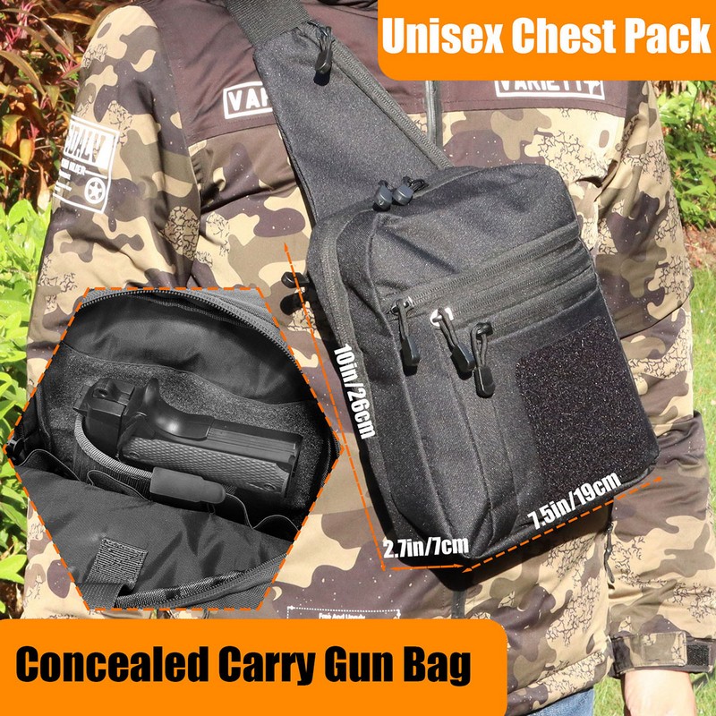 New Tactical Chest Bag Pistol  - Edc Carry Backpack 评论和价格