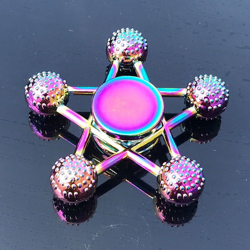 Rainbow Fidget Metal Spinner C - Fidget Spinner Bearing 评论和价格