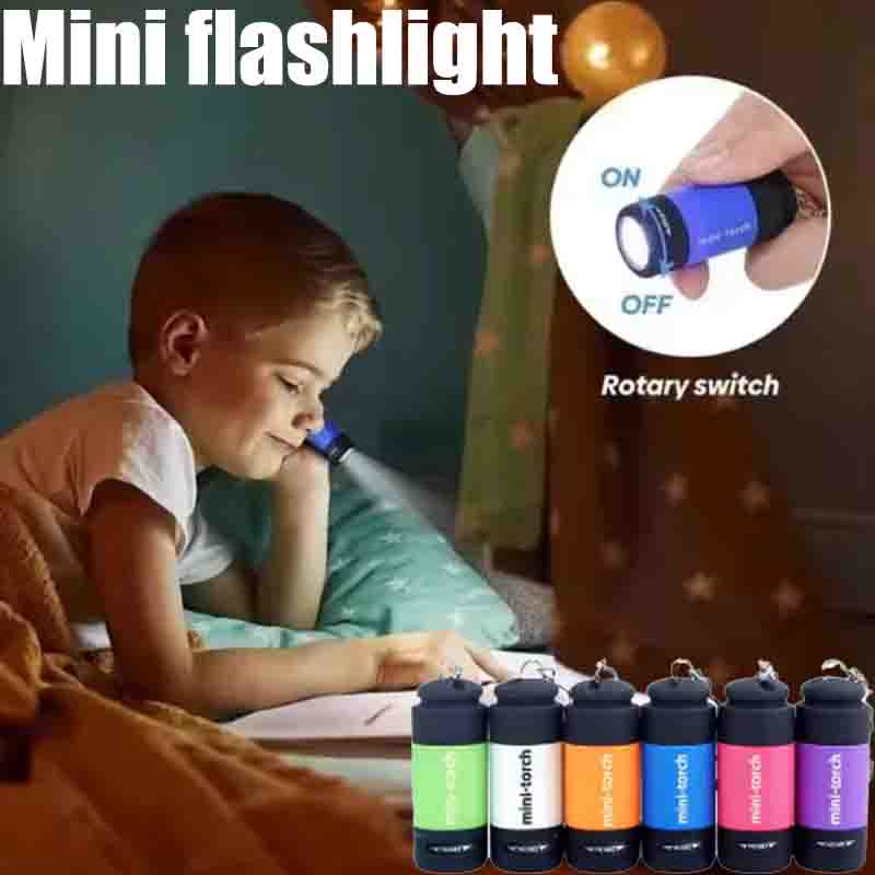 USB Rechargeable Camping Mini  - Keychain Flashlight 评论和价格