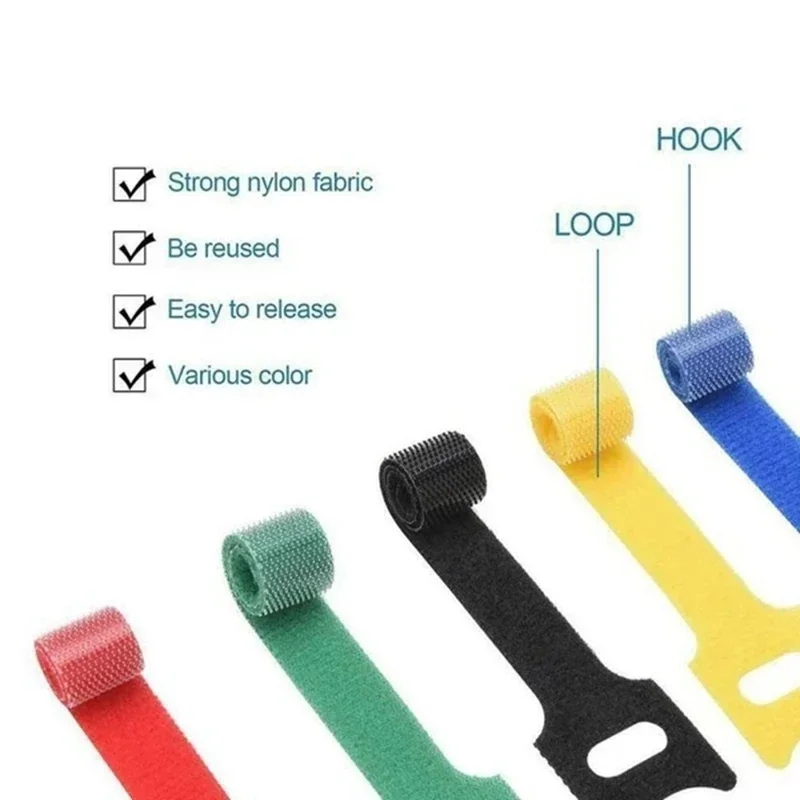 10/30/50Pcs Reusable Hook And  - Gear Tie Reusable 评论和价格