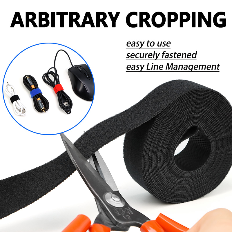 1Roll 5M Reusable Hook Loop Ny - Gear Tie Reusable 评论和价格