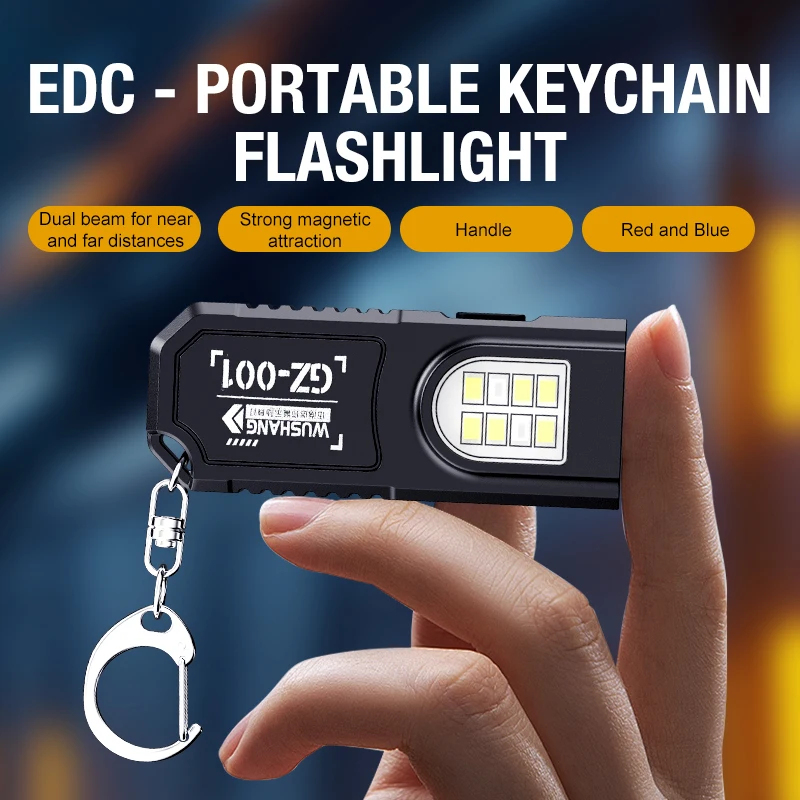 Portable Waist Hanging Keychai - Keychain Flashlight 评论和价格