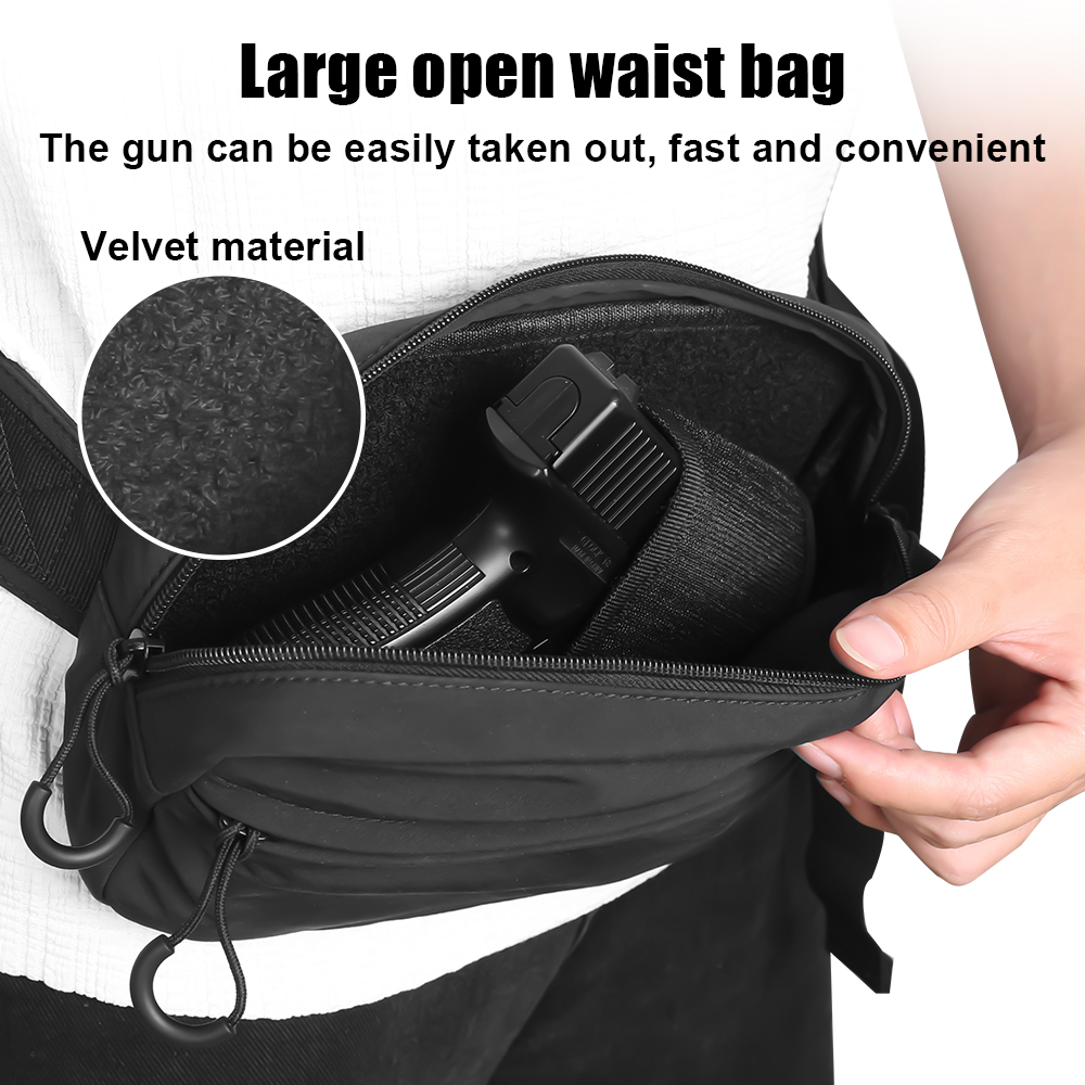 Tactical Crossbody Bag Pistol  - Edc Carry Fanny Pack 评论和价格