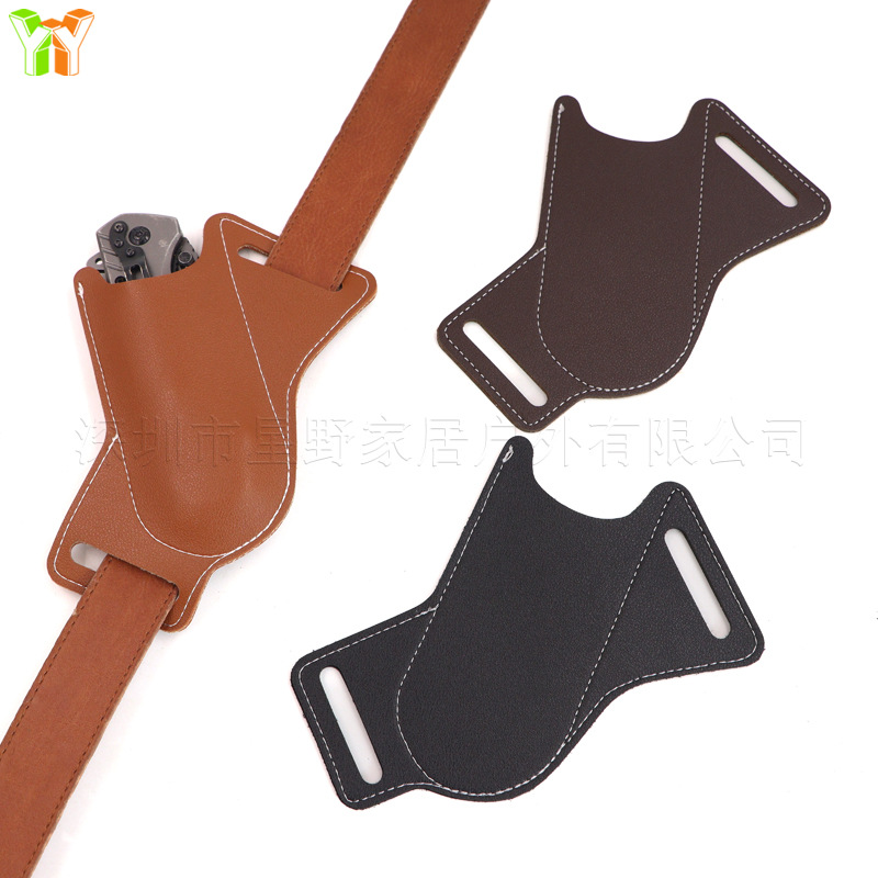 Leather Folding Knife Sheath,  - Leather Edc. Carry Pouch 评论和价格