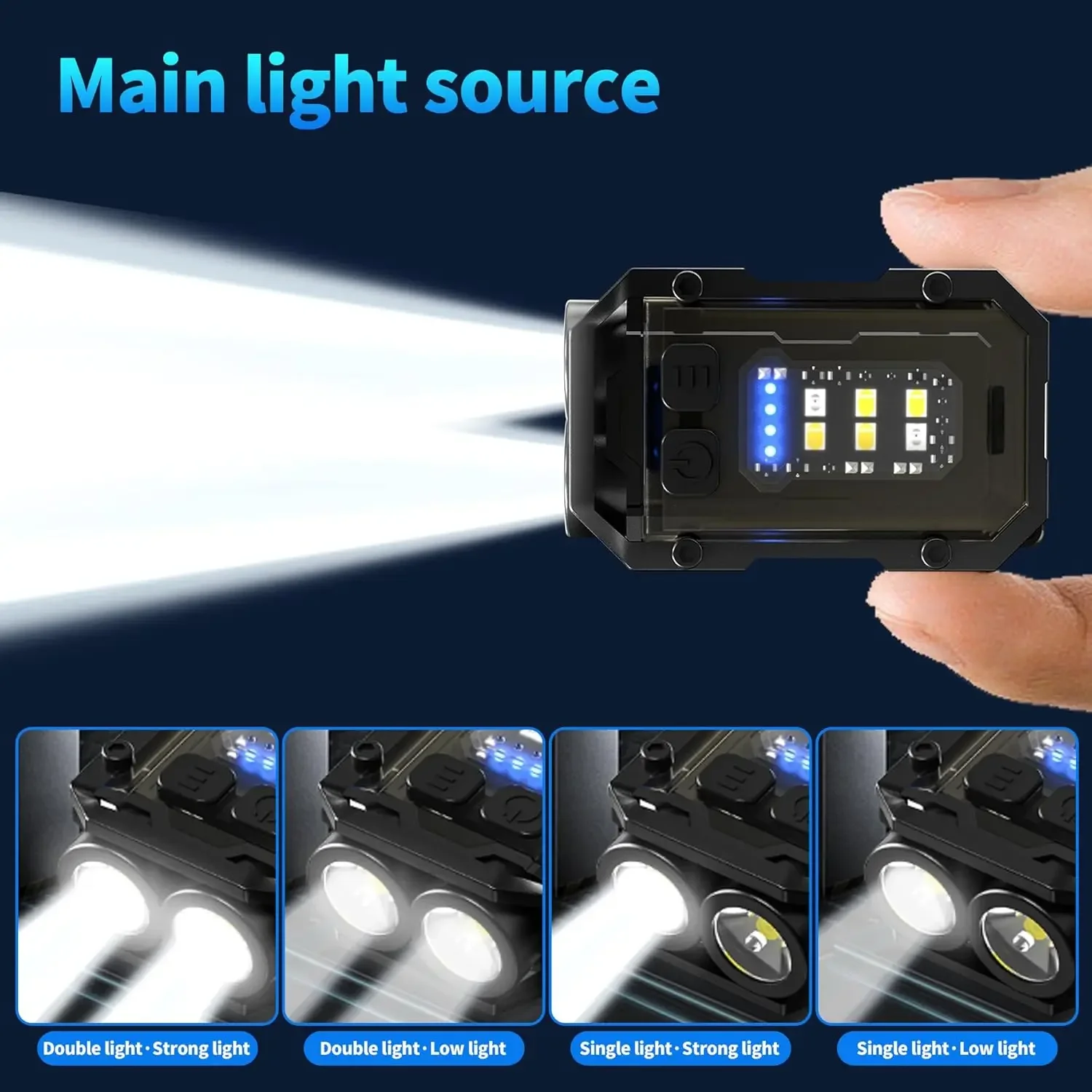 Mini COB Keychain Flashlight,C - Keychain Flashlight 评论和价格