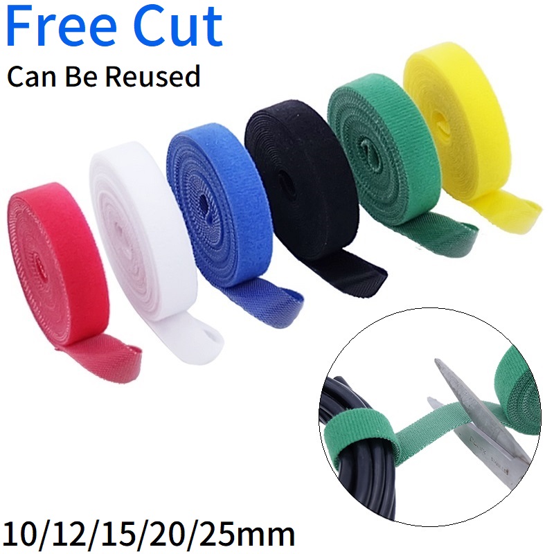 1/5M Cable Ties Reusable Adhes - Gear Tie Reusable 评论和价格