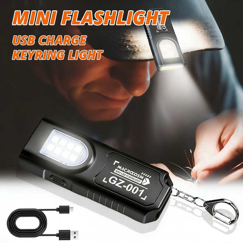 LED Keychain Flashlight Type C - Keychain Flashlight 评论和价格