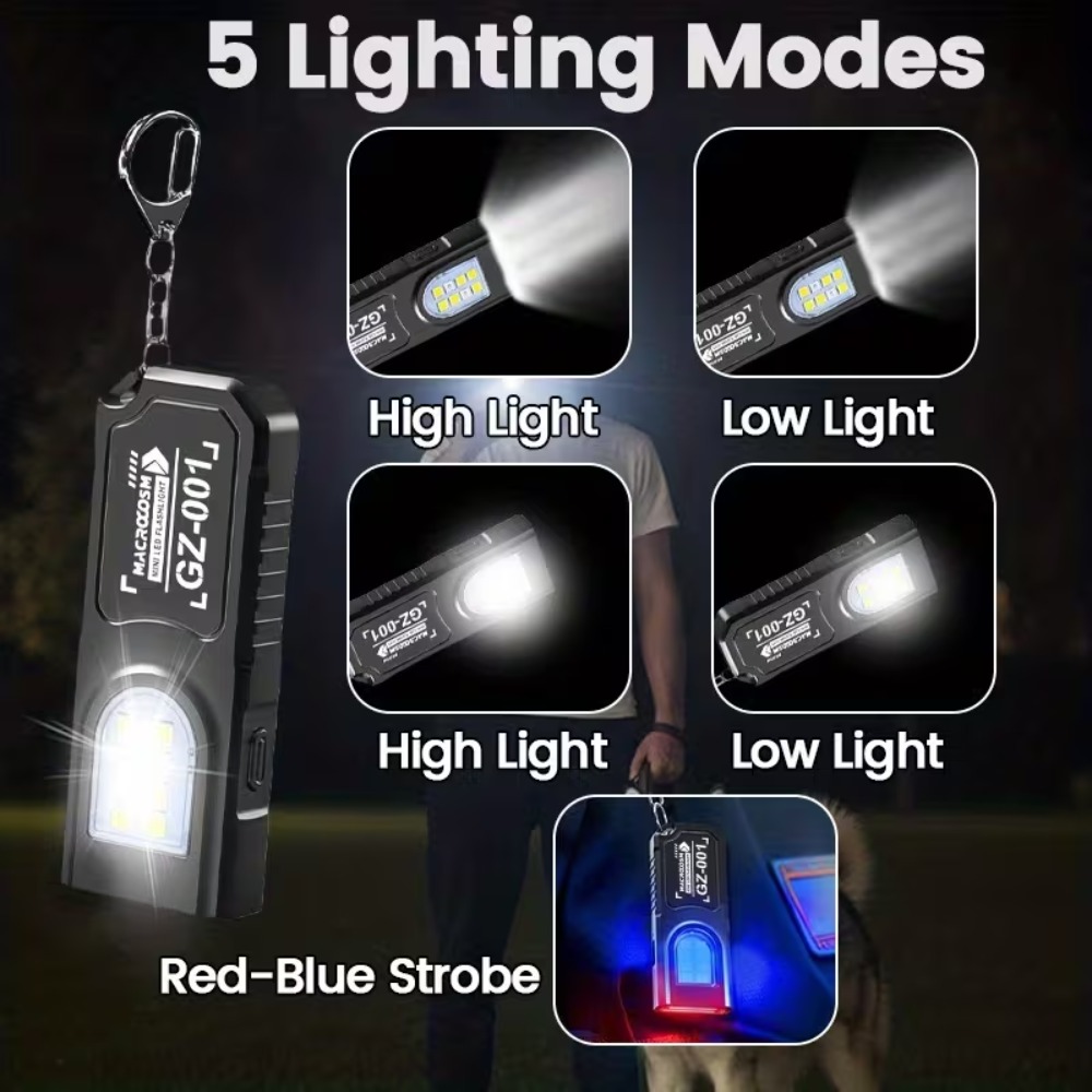 Mini COB LED Keychain Flashlig - Keychain Flashlight 评论和价格