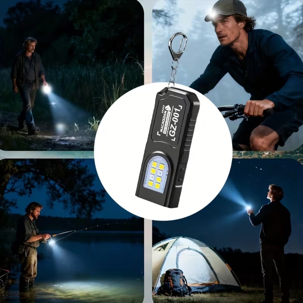 Mini COB LED Keychain Flashlig - Keychain Flashlight 评论和价格